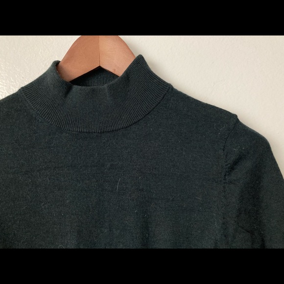 Muji Dark Green Turtleneck - Picture 2 of 2